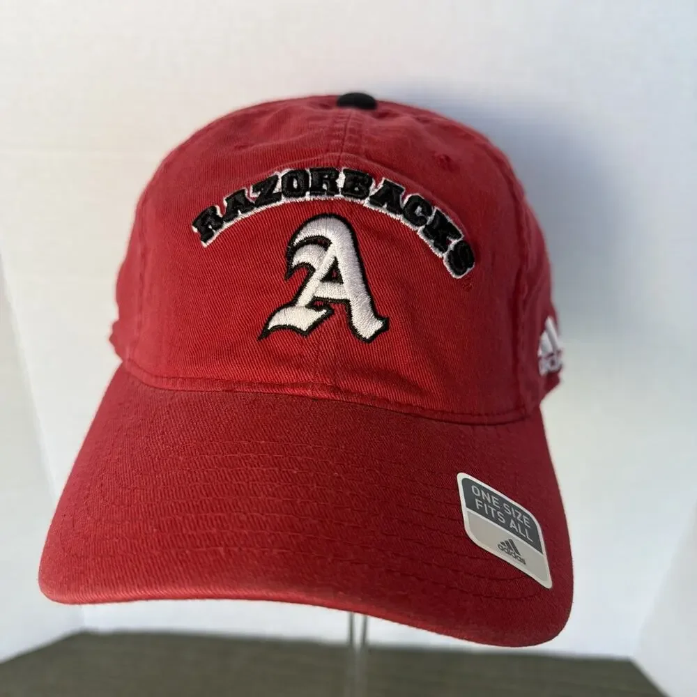 Arkansas Razorbacks Adidas NCAA Hat Size OSFA Early 2000’s